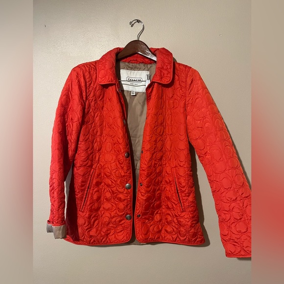 Coach Signature Quilted Jacket - Picture 2 of 3